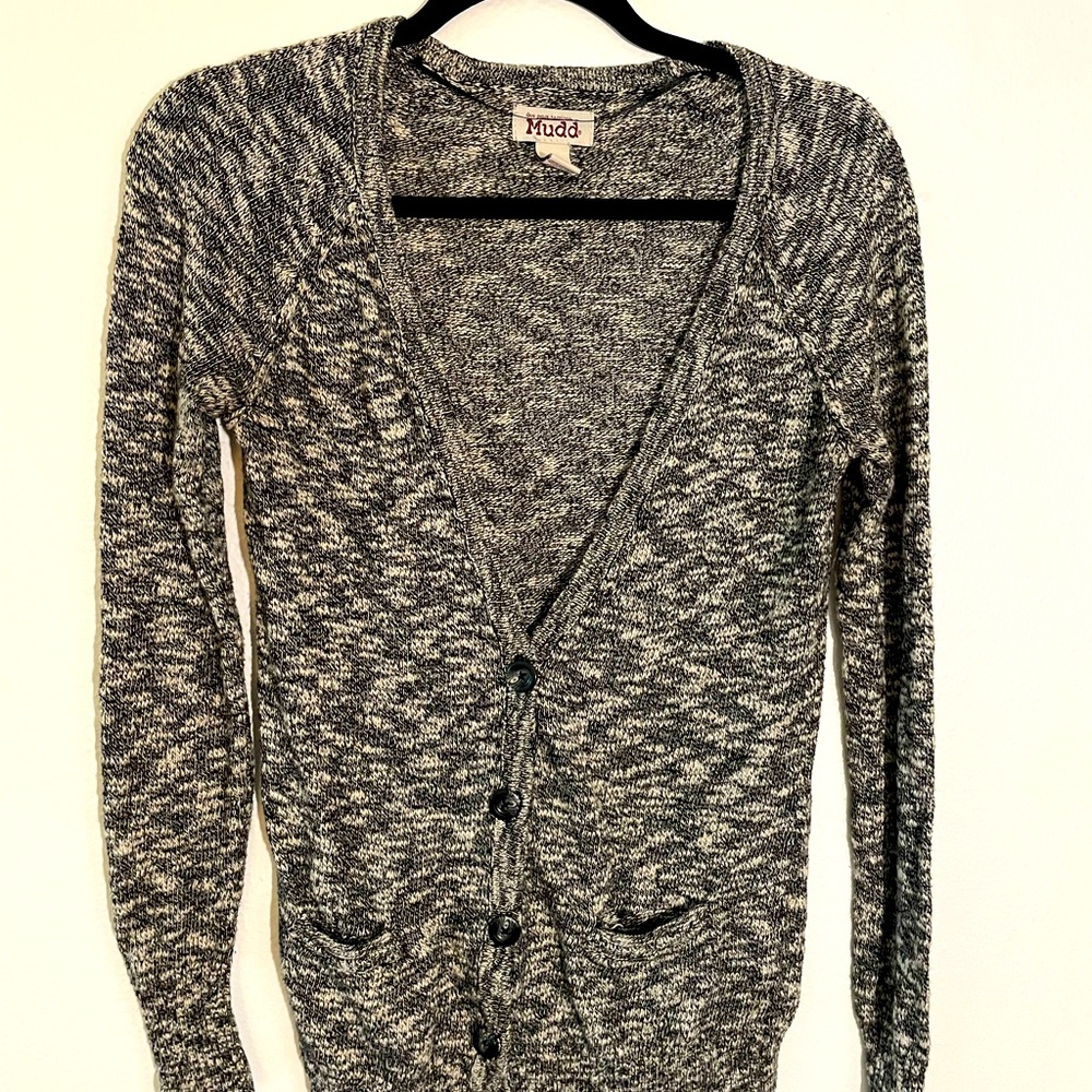 Lightweight gray cardigan